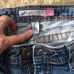 Jeans size3/4 short. Really cute. Great condition
